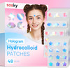 Sosky Hologram Pimple Patches For Face Hydrocolloid Acne Patches With Salicylic Acid Cute Star Zit Stickers Colorful Blemish Covers 48 Count