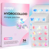 Avapy Pimple Patches For Face Cute Hydrocolloid Acne Patches Colorful Hologram Butterfly Sport Stickers Zits And Blemish Pimple Patch With