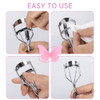 Eyelash Curler Refills Compatible With Tweezerman Eyelash Curler Refills For Tweezerman Silicone Lash Curler Refill Pads 24Pcs Black