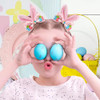 Yanjie Easter Hair Bows Clips Easter Bunny Ears Hair Clips Pink Carrot Hairpin Easter Rabbit Hair Clips Animal Hair Pins Hair Accessories