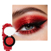Red Glitter Eyeshadow Highly Pigmented Shimmer Eyeshadow Red Eye Makeup Bright Sparkly Fine Pressed Glitter Long Lasting Diamond Metallic
