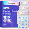 Voibon Hologram Pimple Patches For Face Cute Hydrocolloid Acne Patches Salicylic Acid And Tea Tree Colorful Star Spot Stickers Zits And