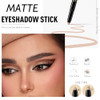Wugbc Eyeshadow Stick Matte Eye Brightener Pencil Cream Nude Eye Shadow Base Crayon Long Lasting Crease Proof Naked Eyeshadow Blendable High