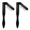 2Pcs Folding Eyelash Comb Stainless Eyelash Separator Teeth Eye Lash Separator Combs Eyelashs Makeup Brush Tool For Lash Eyelashes Eyebrow