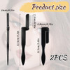 2Pcs Folding Eyelash Comb Stainless Eyelash Separator Teeth Eye Lash Separator Combs Eyelashs Makeup Brush Tool For Lash Eyelashes Eyebrow