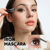 Iron Wand Mascara 3D Curling Waterproof Metal Tube Mascara Long Lasting Non Clumping Lash Extensions Effect Black