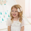 2Pcs Pearl Tulle Hair Clips For Toddler Girls 3.5 Elegant Bowknot Hair Accessories For Flower Girls Birthday Wedding Halloween And Christmas