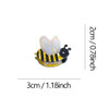 Novelty Mini Flying Bee Hair Clips Funny Acetate Claw Clip For Women Fashion Hair Clip Pack Of 2