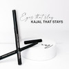 Waterproof Mystic Black Kajal Rectractable Eyeliner Infused With Chamomile Castor And Aloevera Oil Smudge Proof And Long Lasting One Swipe