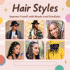 40 Pcs Gold Silver Hair Braids Jewelry Charm For Women Dreadlock Non Piercing Ear Clip Beard Beads Cuffs Clip Hair Accessories Styling