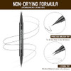 Eyebrow Pencil Eyebrow Pen With Double Brush Tip 2 In 1 Eyeliner Dual Ended Microblading Long Lasting Waterproof Hair Like Brow Pencil With