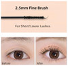Fine Brush Mascara Waterproof Mascara For Short Sparse Eyelashes Volume Long Lasting Lengthening And Thick Smudge Proof Black