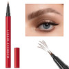 Faux Brow Microblading Eyebrow Pencil With Hair Like Strokes Double Brush Tip Filling Eyebrow Pen For Women Fast And Precise And Pigmented