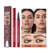 Faux Brow Microblading Eyebrow Pencil With Hair Like Strokes Double Brush Tip Filling Eyebrow Pen For Women Fast And Precise And Pigmented