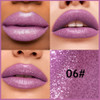 Purple Metallic Lipstick For Women Lightweight Comfortable Non Drying Shimmer Frosted Lipstick Glitter Lip Gloss Stain Long Lasting