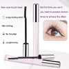 Waterproof Mascara With Comb Brush Black Mascara Natural Look Long Lasting Hold Lengthening Smudge Proof No Clumping
