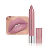 Mekuel Pink Mauve Hydrating Cream Lipstick Lip Crayon For Women Natural Moisturizing Lipstick Smooth Apply Retractable Lips Liner Crayon For