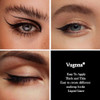 Vugnna Waterproof Liquid Eye Liner Stay Long Time Makeup With Fine And Thick By Both Sides Brush Tip Lasting Satin Finish Smudge Proof And