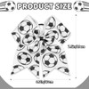 Doneace Soccer Cheer Bows Hair Ties Large Girls Hair Bows Hair Ropes Cheerleading Bows Elastic Band Ponytail Holder Football World Cup Hair