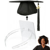 Aolamegs Graduation Cap Headband Insert Firm Anti Fall Hair Band For Grad Cap Secure Hairstyle Hat Accessory For Graduates Students Women
