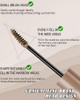 Eyebrow Gel Tint 2Pcs Blonde Eye Brow Dye Glue Waterproof Brow Tinting Kit