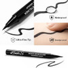 Linh S Waterproof Liquid Eyeliner Pen Ultra Black Precision Liquid Eyeliner With Lash Enhancing Serum Smudge Proof Long Lasting Quick Dry