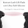 Ysen S Glueless Korean Lash Lift Flat Shields 1 Pair Reusable Silicone Pads With Storage Case 1.97 X 0.63 In For Step 1 Softening And Flat
