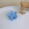 Blue Hair Claw Clips Flower Hair Clips Big Cute Claw Clip Large Hair Clip Strong Hold For Women Thin Hair For Women Thick Hair Clips And