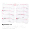 Tgobeauty 10Pcs Set Eyebrow Stamp Stencil Kit Eyebrow Stencils Reusable Silicone Eyebrow Shape Makeup Aid Balance Template Makeup