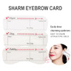 Tgobeauty 10Pcs Set Eyebrow Stamp Stencil Kit Eyebrow Stencils Reusable Silicone Eyebrow Shape Makeup Aid Balance Template Makeup