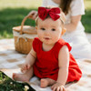 Phnydreg 3 Pcs 3.9In Velvet Bow Nylon Band Baby Bows Headband For Newborn Infant Toddler