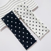 2Pcs Polka Dot Headband Black White Headbands Elastic Polka Dots Hair Accessories Non Slip Fashion Head Bands Vintage Design Sports Yoga