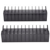 2 Pack Game Storage Bracket for Nintendo Switch Lite (Up to 24 CD Disc), Game Holder Rack organizer for Gaming Blu-Ray Disks, Black