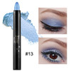 Boobeen Waterproof Eyeshadow Stick Crayon Shimmer Cream Pen Create Glitter Eye Makeup Easy To Use 13