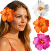 3Pcs Hawaiian Flower Hair Clips Plumeria Hibiscus Hair Clip For Women
