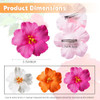 3Pcs Hawaiian Flower Hair Clips Plumeria Hibiscus Hair Clip For Women