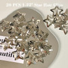20 Pcs 1.22 Star Hair Accessories Non Slip Metal Snap Clips And Barrettes For Girls And Women Y2K Style