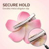 8 Pcs 7Cm White And Pink Hawaiian Frangipani Plumeria Foam Head Flower Party Beach Hair Clip Hair Clips Hair Accessories