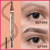Imethod Microblading Eyebrow Pen Eyebrow Pencil 2 In 1 Dual Ended Eye Brow Pencils For Women With 3 Fork Tip And Spoolie Brush Create