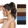 Seamless High Stretch Hair Ties No Damage For Fine Thick Curly Hair