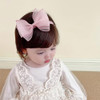 Rannyrena Cute Lace Bow Baby Girls Headbands Large Knot Hair Band Soft Chiffon Hairband Elastic Shower Hair Accessories For Newborn Infant