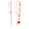 2Pcs Small Cute Hair Comb Mini Hair Combs Set For Women Girls Kids Baby Wide Tooth Rat Tail Comb Portable Travel Toddler Hair Comb