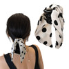 Ponytail Hair Clip Claw Clips For Thick Thin Hair Ribbon Bows Polka Dot Hair Clip French Ponytail Accessories For Women Girls