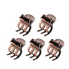5Pcs Mini Metal Hair Claw Clips For Women Mini Metal Hair Claw Clips Bronze Clamp Side Bangs Clip Hair Styling Tool Hairpins Hair