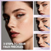 2Chill Dual Ended Freckle Pen 2 In 1 Microblading Fake Freckles And Eyebrow Pen Waterproof Natural Lifelike Freckle Stamp Faux Makeup Last