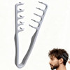 Texture Comb For Men And Women Root Lifting Hair Shaping Tool With Wide Spacing Teeth Lightweight Abs Grip For Fringe Control And Natural