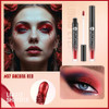 Liquid Red Metallic Eyeshadow Pigmented True Red Sparkle Goth Eyeshadow For Blue Eyes Long Lasting Waterproof Burgundy Shimmer Eye Shadow