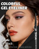 Waterproof Gel Eyeliner Pencil Black Matte Waterline Eye Liner Pencils