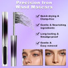 2 Pcs Iron Wand Mascara Naturally Lengthening Volumizing Eyelashes