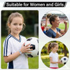 Nogeqi 10Pcs Soccer Hair Ties Elastic No Crease Ribbon
